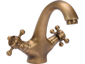 MEZCLADOR LAVABO RETRO BRONCE 1