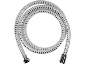 MANGUERA DE DUCHA 1,5M PVC CROMADA-BLANCA