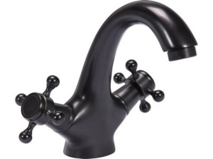 MEZCLADOR LAVABO RETRO NEGRO 1