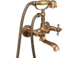 MEZCLADOR DE BAÑO RETRO BRONCE 1