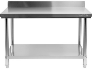 MESA DE TRABAJO PLEGABLE CON SALPICADURAS