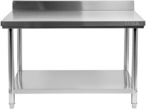 MESA DE TRABAJO PLEGABLE CON SALPICADURAS