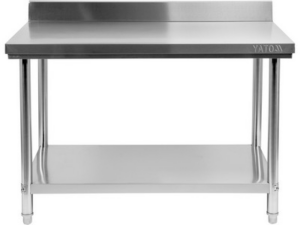 MESA DE TRABAJO PLEGABLE CON SALPICADURAS
