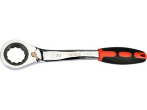 LLAVE ESTRELLA CON MANGO DE CARRACA DE 30MM