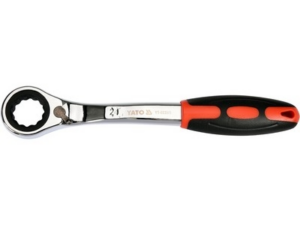 LLAVE ESTRELLA CON MANGO DE CARRACA DE 24MM