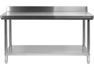 MESA DE TRABAJO PLEGABLE CON SALPICADURAS