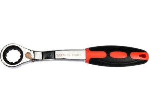 LLAVE ESTRELLA CON MANGO DE CARRACA DE 22MM