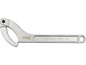 LLAVE DE GARRA CON GANCHO FLEXIBLE 120-180 MM