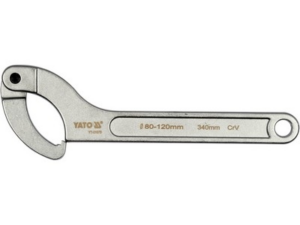 LLAVE DE GARRA CON GANCHO FLEXIBLE 80-120 MM
