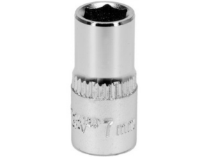 LLAVE DE ENCHUFE 7MM 1/4' 6PT CV REGULAR