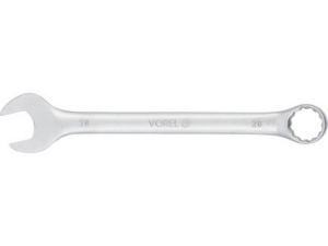 LLAVE COMBINADA CrV 28MM SATINADA