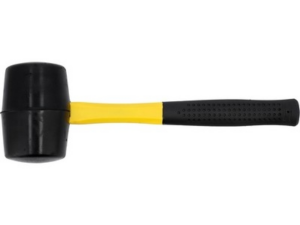 MAZO DE GOMA MANGO DE FIBRA DE VIDRIO 1200G