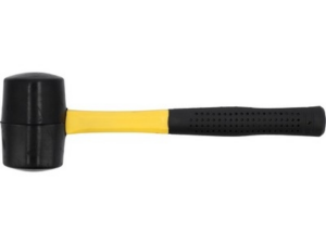 MAZO DE GOMA MANGO DE FIBRA DE VIDRIO 500G