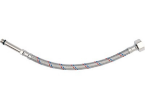 LATIGUILLO DE CONEXION TRENZADO INOX H/M 1/2' M10x1 300MM