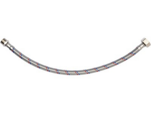 LATIGUILLO DE CONEXION TRENZADO INOX H/M 1/2' 3/8' 400MM