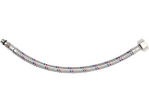 LATIGUILLO DE CONEXION TRENZADO INOX H/M 1/2' M10x1 300MM