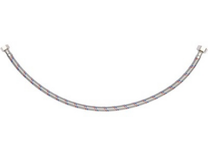 LATIGUILLO DE CONEXION TRENZADO INOX H/H 1/2' 3/8' 600MM