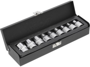 JUEGO DE VASOS TORX E10-E24 9 PIEZAS