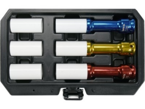 JUEGO DE TUERCAS PARA RUEDAS DE ALUMINIO PROFUNDAS 1/2 6 PIEZAS