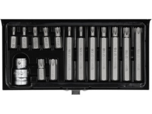 JUEGO DE PUNTAS PARA DESTORNILLADOR TORX 15 PIEZAS