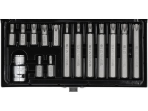 JUEGO DE PUNTAS DE DESTORNILLADOR TORX S.T20-T55 15 PIEZAS