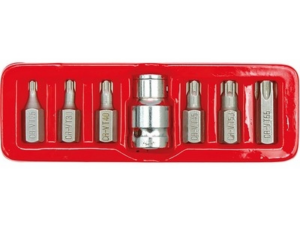 JUEGO DE PUNTAS DE DESTORNILLADOR TORX T25-T55 7 PIEZAS