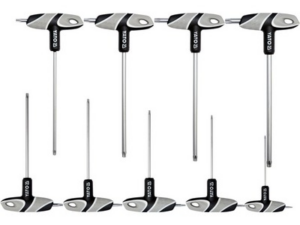 JUEGO DE LLAVES TORX CON MANGO EN T, 9 PIEZAS