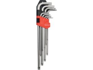 JUEGO DE LLAVES TORX 9 PIEZAS T10-T50 LARGAS