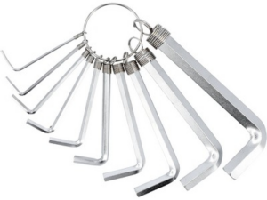 JUEGO DE LLAVES ALLEN 10 PIEZAS 1,5-10 MM CrV