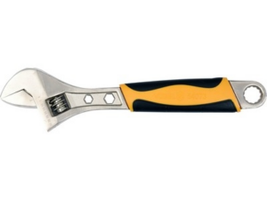 LLAVE AJUSTABLE/INGLESA 300MM CON MANGO DE PLÁSTICO