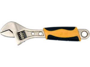 LLAVE AJUSTABLE/INGLESA 150MM CON MANGO DE PLÁSTICO