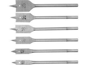 JUEGO BROCAS TIPO PALA PARA MADERA 10-25MM / 6PCS