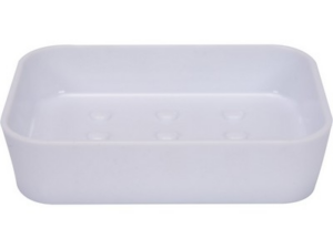 JABONERA CUBOIDE BLANCA