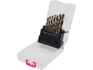 JUEGO DE BROCAS HELICOIDALES CO-HSS 19 PIEZAS 1-10 MM