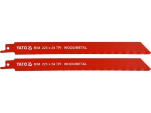 HOJAS DE SIERRA DE SABLE BIM 225MM 2 PIEZAS 24TPI