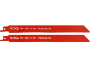 HOJAS DE SIERRA DE SABLE BIM 225MM 10TPI 2PCS
