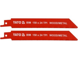 HOJAS DE SIERRA DE SABLE BIM 150MM 24TPI 2PCS