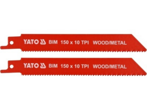 HOJAS DE SIERRA DE SABLE BIM 150MM 10TPI 2PCS