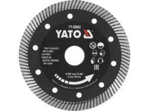 HOJA DE DIAMANTE TURBO 125MM PARA AZULEJOS DUROS