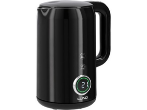 HERVIDOR ELÉCTRICO 1,7L, CONTROL DE TEMPERATURA, NEGRO