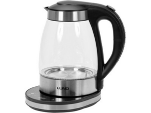 HERVIDOR DE AGUA ELÉCTRICO DE CRISTAL, LED, 1,8 L, CONTROL DE TEMPERATURA