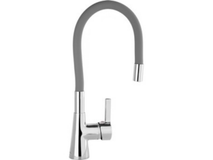 GRIFO DE COCINA L. GRIS CAÑO FLEXIBLE