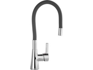 GRIFO DE COCINA D. GRIS CAÑO FLEXIBLE