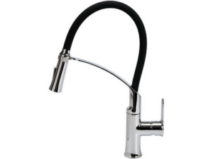 GRIFO COCINA FLEXIBLE 2 NEGRO
