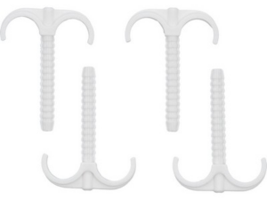 GRAPA/ABRAZADERA CLIPS PARA TUBO DOBLE 15-28 4 PIEZAS