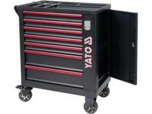 GABINETE CON RUEDAS CON LOGOTIPO LED