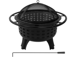 FUEGO DE ACERO CON PARRILLA 57CM