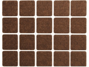 FIELTRO AUTOADHESIVAS 20x20MM 20UDS