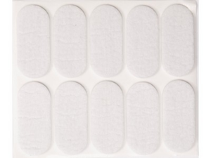 FIELTRO AUTOADHESIVAS 20x45MM 10UDS