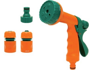 JUEGO DE 4 PIEZAS RIEGO CON ADAPTADOR DE GRIFO DE 1/2' JARDIN